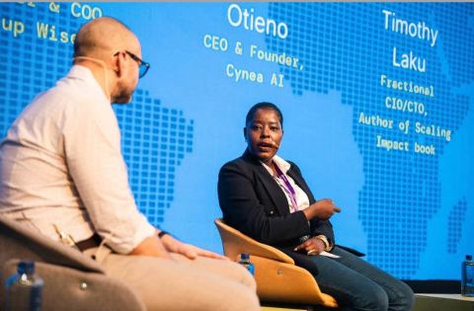 Irene on stage - CEO & Founder, Cynea AI
